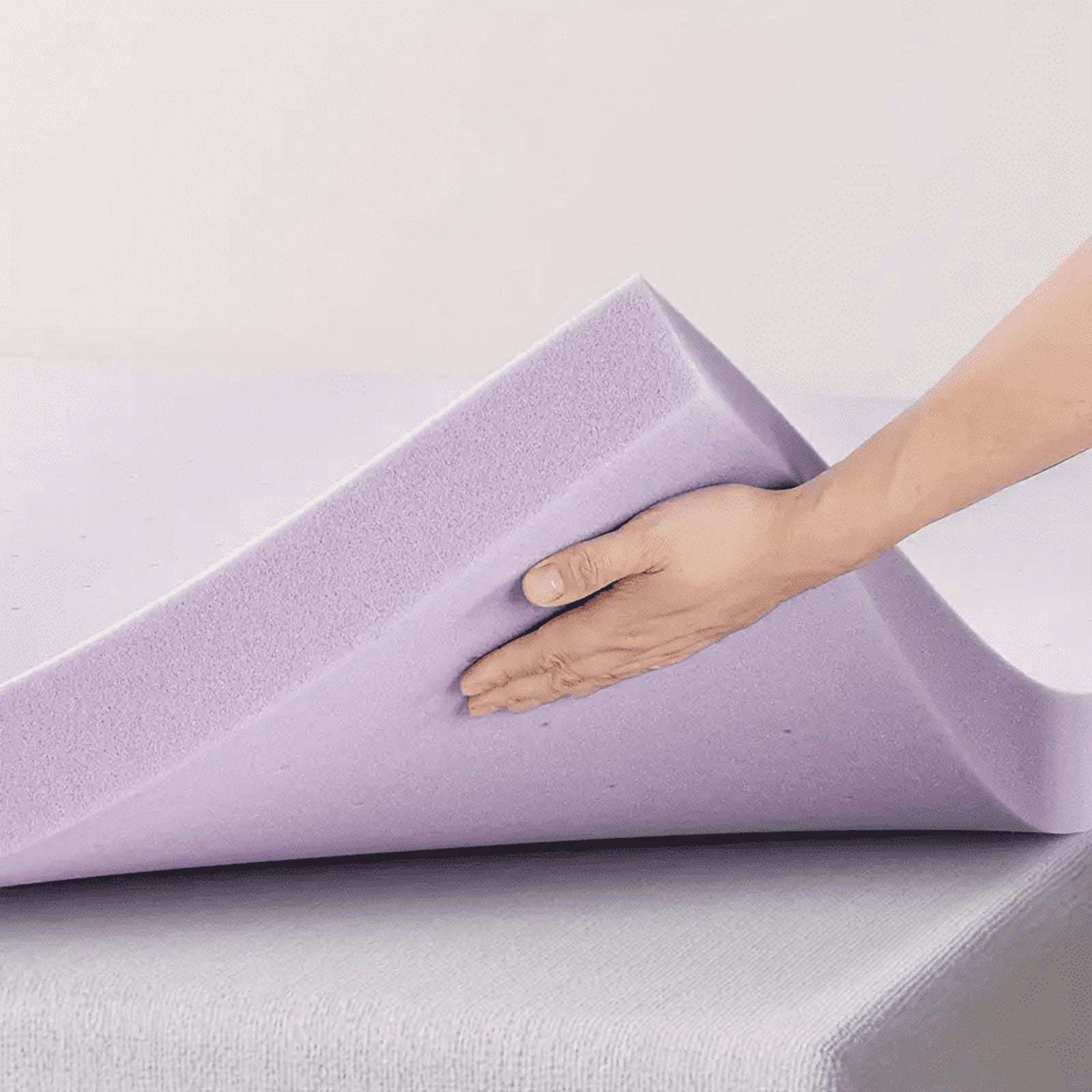 MAYEERTY 2 Inch Twin Mattress Topper - Premium Firm Memory Foam, Ventilated, Cooling Gel-Infused, High-Density for Comfort