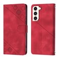 thumbnail image 2 of Tarise Phone Case for Samsung Galaxy S23 5G Case, Premium PU Leather Card Holder Wrist Strap Magnetic Closure Flip Stand Function TPU Interior Book Cover for Samsung S23 5G Wallet Case, Red, 2 of 7