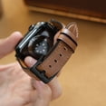 thumbnail image 3 of TECH CIRCLE for Apple Watch 42mm 44mm 45mm 49mm Leather Band Men Women, Vintage Genuine Wristband Replacement Strap for iWatch Ultra2 Ultra SE2 SE Series 9 8 7 6 5 4 3 2 1,Brown, 3 of 6