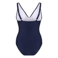 thumbnail image 2 of AOMPMSDX Summer Womens Maternity Ruffle Swimwear Bathing Beach Sexy Swimsuit Suits Maternity Pregnancy Bikini Swimwear Navy Plus Size Summer Vacation Wear XXL, 2 of 7