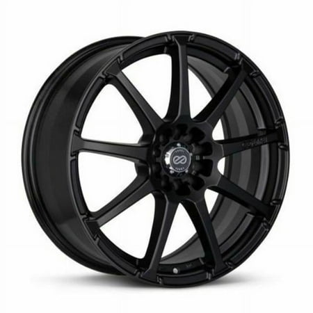 Enkei 15 x 6.5 in., 5 x 100 mm & 114.3 38 mm Offset 72.6 Enkei EDR9 Bore Diameter Wheel, Black