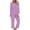 Purple, variant on Viadha Pajamas for Women Ladies' Gradient Printed Casual Top Pants Pajama Set