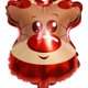 thumbnail image 1 of Mini globos de Navidad Elk juguetes inflables para el hogar (cabeza de ciervo de Navidad) JShteea Libre de BPA, 1 of 7