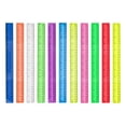 thumbnail image 3 of Color Clear Ruler Plastic Ruler Ruler, Stainless Steel Ruler with Non-Slip Base - Precision Measuring Tool for Crafting, Sewing & Workshop Projects | Ruler Clear, 3 of 11