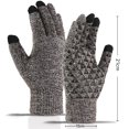 thumbnail image 3 of Agiferg Guantes de punto a prueba de frío de invierno Guantes de dedo completo engrosados de felpa cálidos, 3 of 5