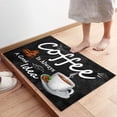 thumbnail image 4 of Kitchen Rugs Set of 2 Coffee Theme Kitchen Mats Rugs Non Skid Washable Anti Fatiguee Farmhouse Style Doormat Carpet for Bedroom Bathroom Living Room 17x30in+17x47in, 4 of 6