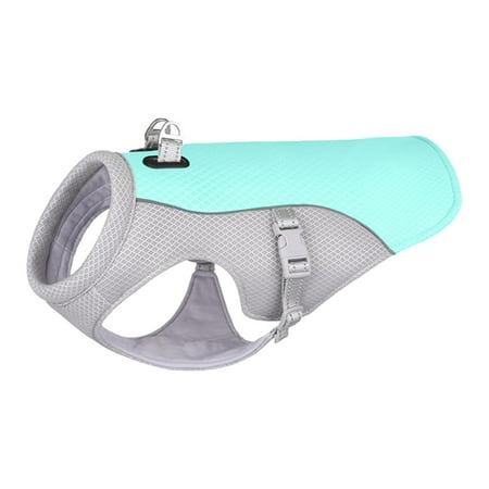 Dog Cooling Vest for Summer - Adjustable Breathable Mesh Cooling Jacket with UV Protection for Small Medium & Large Dogs - Heat Relief for Hiking & Beach