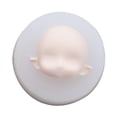 thumbnail image 2 of Cabeza de muñeca de silicona fundida con cara humana, postre de azúcar, pudín, vela reutilizable, pasta de arcilla, profesionales, entusiastas de, 2 of 9