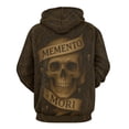 thumbnail image 2 of LAOLIUSN Hoodies Men Skull 3D Graphic Print Sweatshirts Pullover Tops with Pocket, S-4XL, 2 of 7