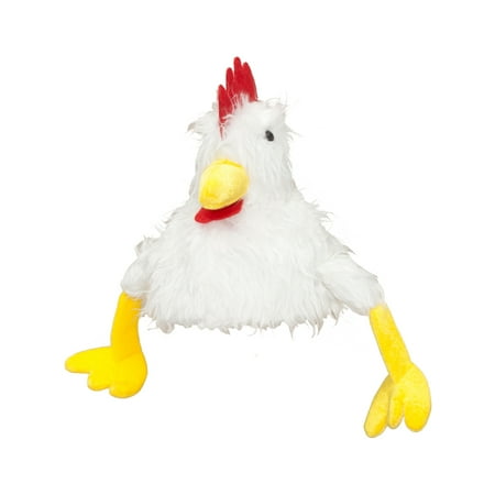 Adults Furry Chicken Farm Pecking Animal Hat Costume