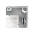 thumbnail image 3 of Bush Furniture Key West - Bureau avec Armoire de Classement Latérale à 2 Tiroirs - en Forme de L - Gris cape cod, 3 of 8