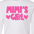 thumbnail image 4 of Inktastic Mimi's Girl Pink with Hearts Long Sleeve Youth T-Shirt, 4 of 5