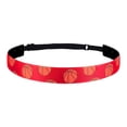 thumbnail image 2 of sunsanly Girls Sports Headband Athletic Hair Band Elastic Headband with Basketball Pattern for Soccer Running Sweatband Sports Accessories, 2 of 8