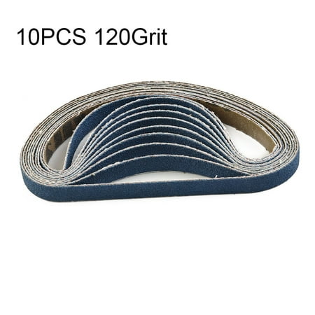 

10 Pcs 330×10mm Zircon Corundum Sanding Belts Grinding Polishing for Metal Wood
