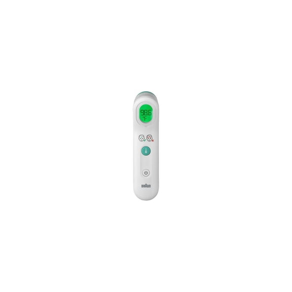 Braun Contact 5 Forehead Digital Thermometer, White, BFH175US
