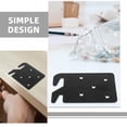 thumbnail image 5 of HOMEMAXS 4 Pcs Bed Rails Bed Hook Flat Bed 10.90X8.70X0.20CM Black, 5 of 8