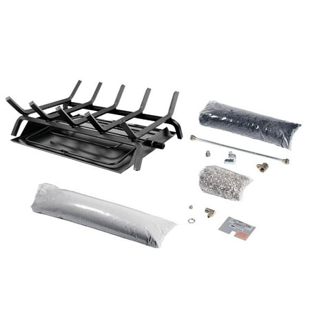 

Rasmussen See-Through Custom Embers Pan Burner and Grate Kit Natural Gas 9.375