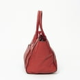 thumbnail image 3 of Pre-Owned Prada Red Front Pocket Double Handle Tote Shoulder bag Vitello Phenix Leather, 3 of 10