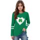 thumbnail image 3 of Blusas y camisas de manga larga con cuello redondo, moda del Día de San Patricio, blusa informal con estampado bonito de manga larga para niños y niñas., 3 of 5