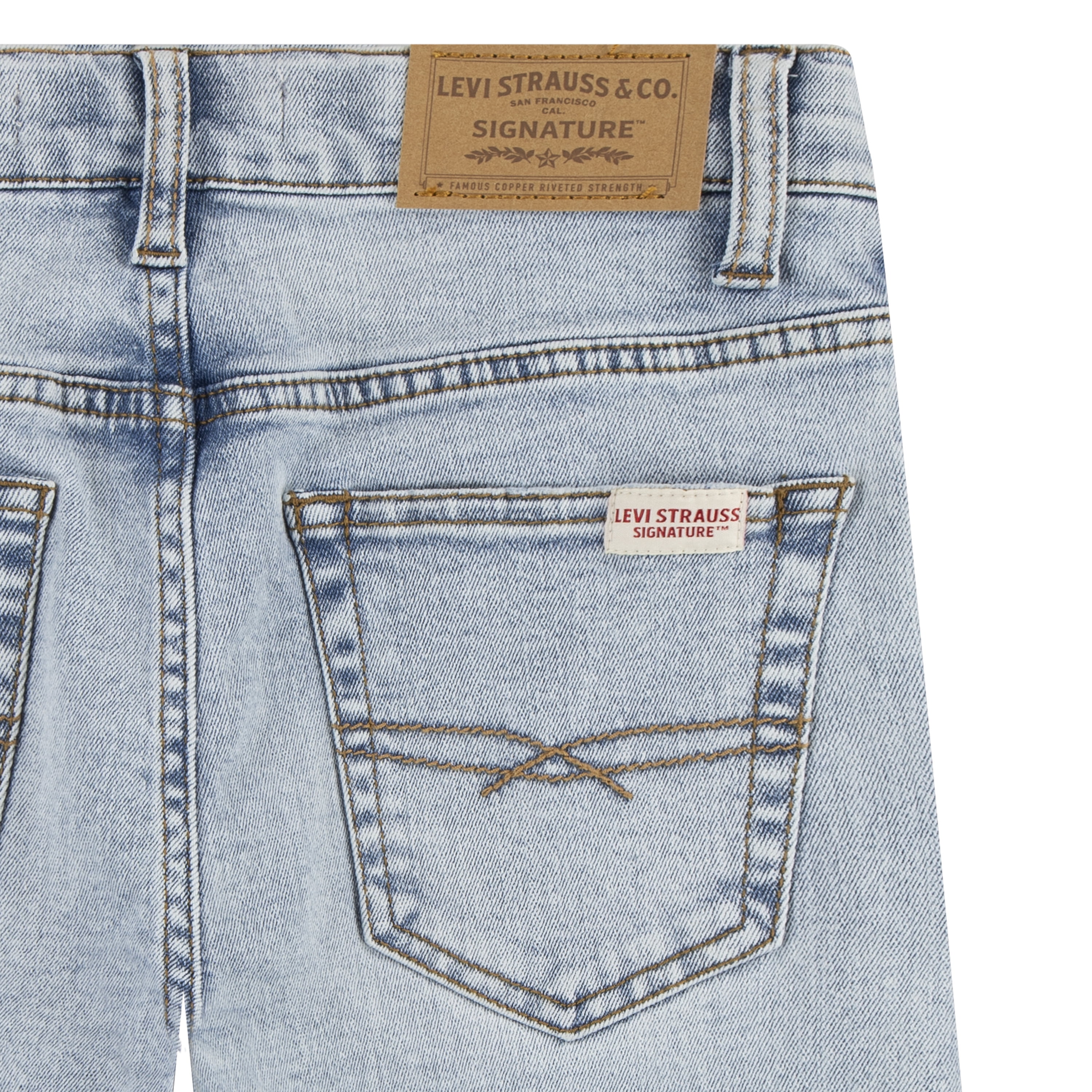 Levi Strauss Signature Boys Slim Fit Denim Shorts, Sizes 4-18