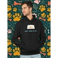 thumbnail image 2 of Cute Sleeping Corgi On Couch Hoodie Men -Image by Shutterstock, Male 3X-Large, 2 of 4