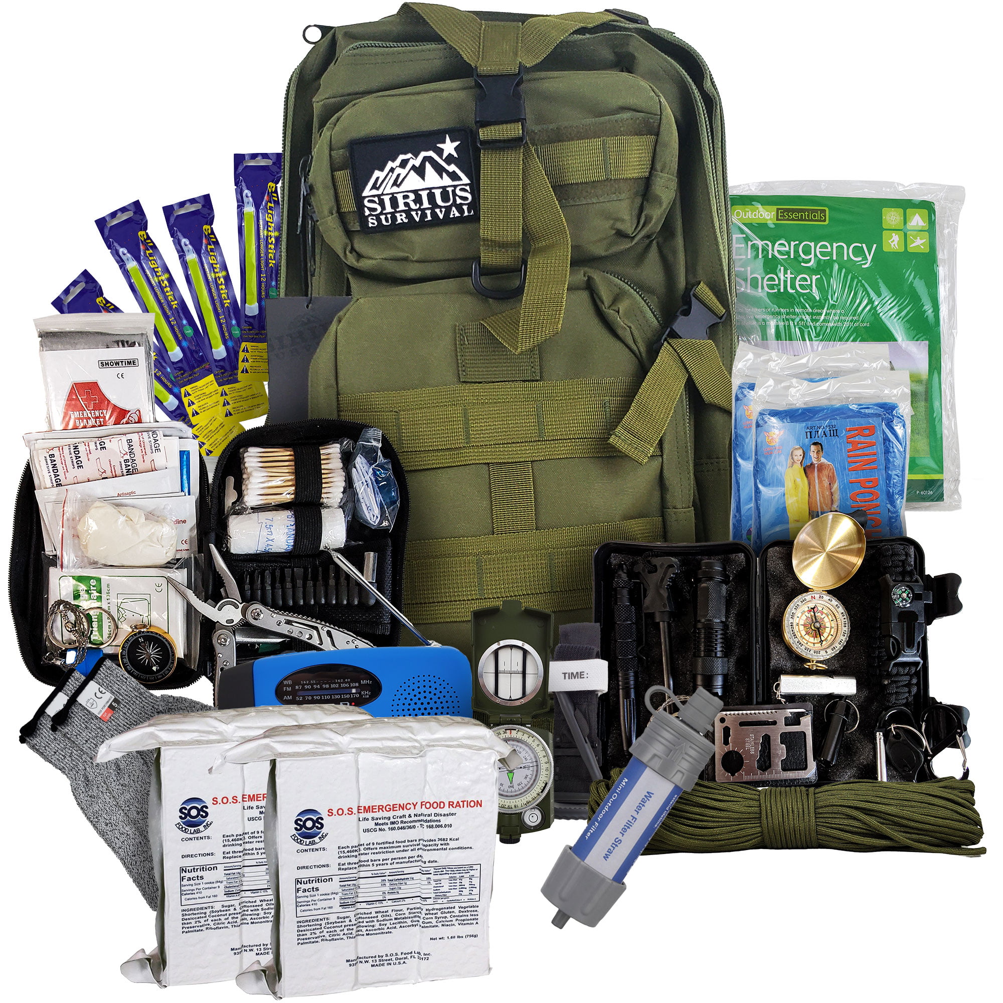 Security Check Required  School survival kits, School emergency kit,  School kit