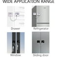 thumbnail image 5 of Ovzne Sliding Door Window Lock - 10.63X2.36 Inches: Baby/Pet Protection, No Drilling Needed, Suitable For Cabinets, Drawers, Freezers With Adhesive Tape Key, 5 of 7