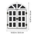 thumbnail image 3 of Miangastore Fake Window Chalkboard Hanging Wooden Window Design Chalkboard for Bar Pub, 3 of 9