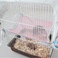 thumbnail image 4 of Hamaca para hámster Farfi de doble capa para mascotas pequeñas, nido colgante, cama columpio, casa para dormir, L, una sola plataforma, rosa, 4 of 5