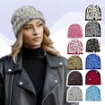 thumbnail image 3 of Unisex Y2K Beanie Hat for Men Women GRVTY VISIONS Letter Jacquard Knit Cap Trendy Hip Hop Streetwear Slouchy Skull Cap Winter Warm Everyday Casual Apparel Accessory, 3 of 3