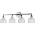 thumbnail image 3 of Maxim 11324CLPC Hollow 4-Light Bath Vanity Wall Light, Polished Chrome, 3 of 3