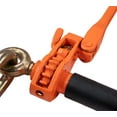 thumbnail image 6 of Chain Load Binder Kit – 4PK 1/2"-5/8" Hi-Viz Orange Quick Folding Handle Ratchet Load Binder with Grab Hooks 12,000 lbs WLL & 4PK 1/2"x20' G70 Binder Chain 11,300 lbs WLL for Towing, 6 of 11