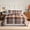 Brown Plaid, variant on Better Homes & Gardens 3-Piece Brown Plaid Cozy Knit Comforter Set, Full/Queen