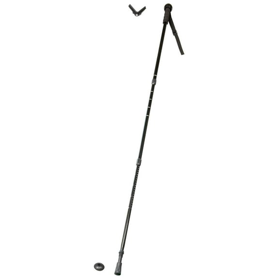 Survivor ries Collapsible Aluminum 60� Walking/Hiking Stick with Rifle and Camera Mount - WS9HS-60