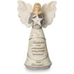 Enesco Foundations Retirement Angel Stone Resin Figurine, H9