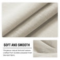 thumbnail image 4 of 2 Curtains Linen Sheer Curtains 63 Inch Length Semi Sheer Curtains Silver Linen Curtain Panels for Living Room/Bedroom Light Filtering Curtains 2 Panels, 4 of 9