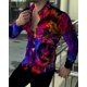 thumbnail image 1 of Tops vintage de verano y otoño para hombre, camisetas informales de manga larga con estampado de tótem geométrico y floral, ropa para hombre, camisa de fiesta para exteriores 2024, 1 of 6