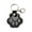 Black, variant on Pet Fur Memorial Keychain (Cat Paw Leather) – Secure Hair Storage Charm, Portable Key Holder for Bags/Purses (Light Brown)