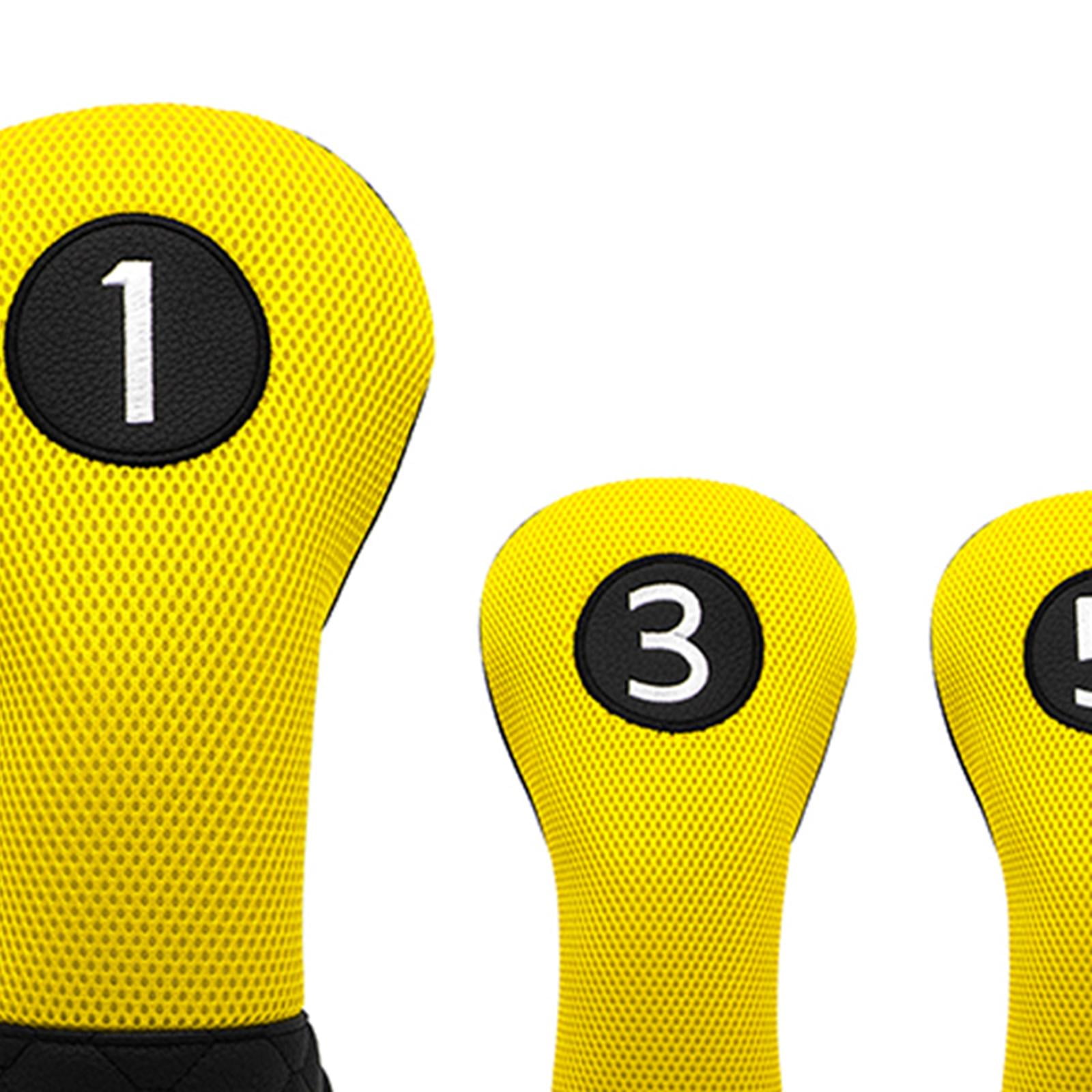DimyFew Golf Wood Headcovers Golf Wood Head Covers Golf Driver Headcover Golf Club Head 1 3 5
