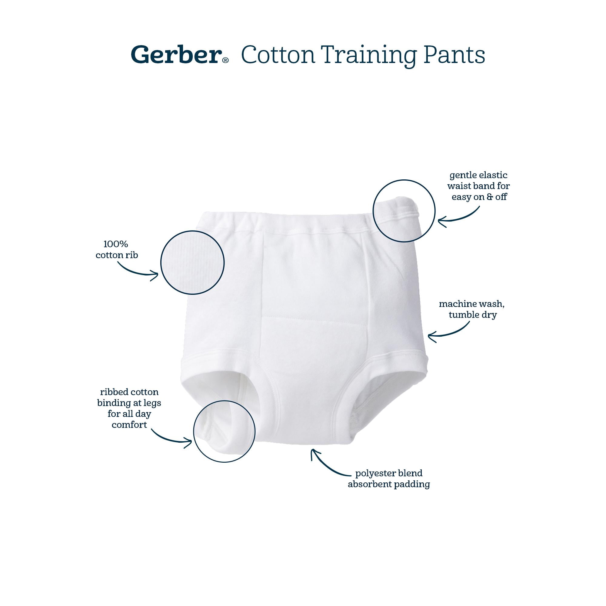Gerber Gerber Toddler Boy S Training Pants 3 Pack Walmart Com Walmart Com