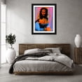 thumbnail image 3 of Stephen Chambers 25x32 Black Ornate Wood Framed With Double Matting Wall Art Titled - Wonderwoman Brightcolors, 3 of 6