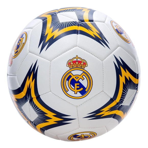 Pelota de Fútbol Icon Sports Real Madrid Brillante Talla 5 Oficial para Jugador
