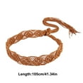 thumbnail image 3 of TIERPOP Ethnic Wax Rope Belt for Girl Bohemian Rope Belt for Shirt Dress Fashion Dress Accessories Adjustable Decorative Belt, 3 of 19