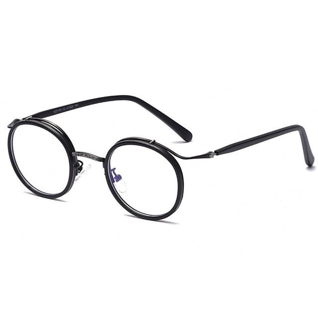 MesaSe Monture de Lunettes Rondes Vintage en Métal Lunettes de Lecture Monture de Lunettes Rondes Unisexe