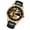 Black, variant on YAHHU TEVISE T869 Men's Automatic Mechanical Skeleton Watch, Premium Luminous Hands 3ATM Waterproof Genuine Leather Band Fashion Business Casual Wristwatch for Men, White