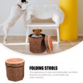 thumbnail image 3 of SHISUYAN Multifunctional Folding Stool with Lid for Storage Use in Assorted Color and Synthetic Material 15.7x11.8x15.7 Inches, 3 of 9