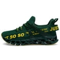 thumbnail image 7 of WONESION Just so so Mens Running Shoes Sneakers Dark green Size 8.5, 7 of 7