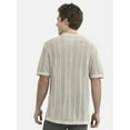 thumbnail image 3 of No Boundaries Drop Needle Stich Polo Sweater, Men's and Big Men's, 3 of 4