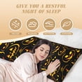 thumbnail image 3 of Halloween Body Pillow Cover, Halloween Skeleton Spider Halloween Decorations Body Pillow Cases with Zipper Soft Smooth Skin Friendly Long Pillow Case 20x54 inches, 1Pcs, 3 of 6