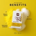 thumbnail image 4 of Pili Natural Sulfur Soap Bars (3 Pack) Jabón de azufre - Deep Cleansing and Oil-Control Formula for All Skin Types - Maintain Healthy Skin - 3-Pack, 4 of 9